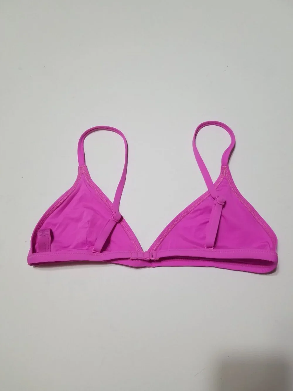 Like New SKIMS Pink Swim Triangle Bikini Top Size L